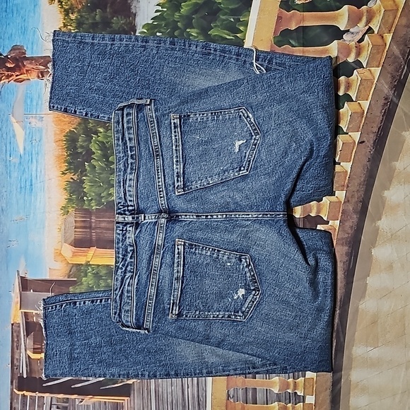 Agolde Distressed Raw Hem Jeans Size 27 - Picture 5 of 5
